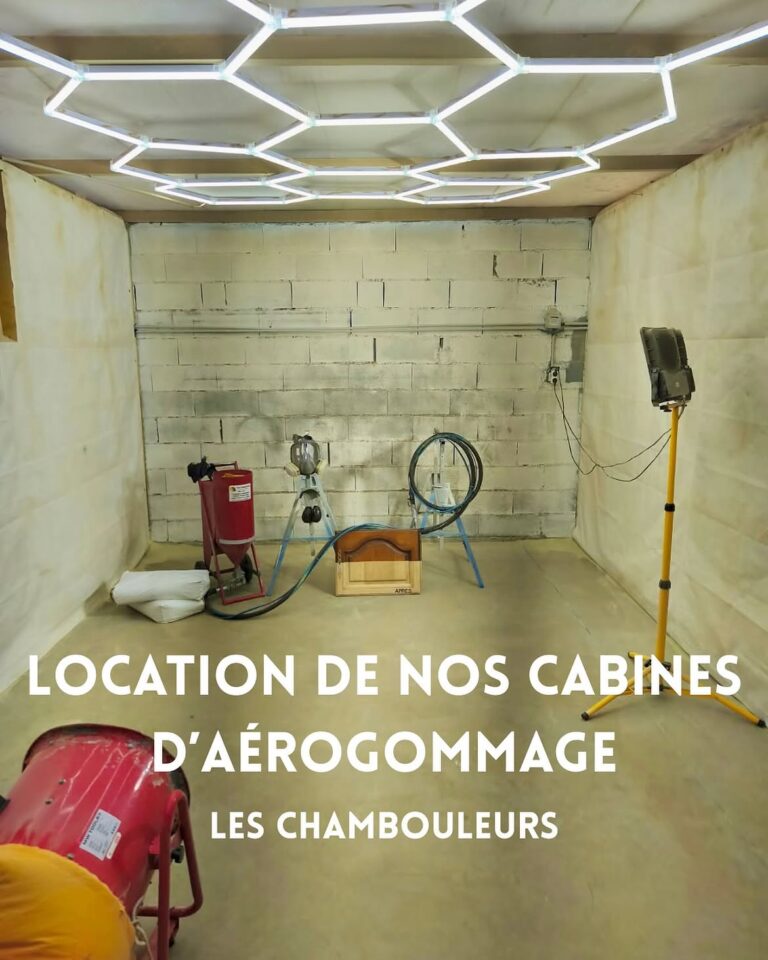 Nous mettons a disposition notre cabine daerogommage professionnelle directement dans notre at 1 768x960