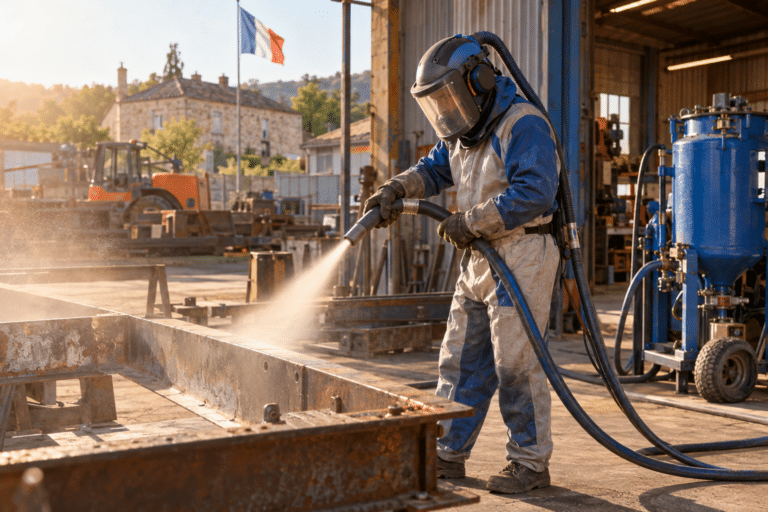Sablage metal: techniques efficaces pour un résultat optimal